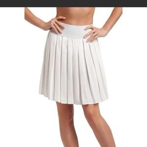 Guess by Marcianco Pleated White Skirt